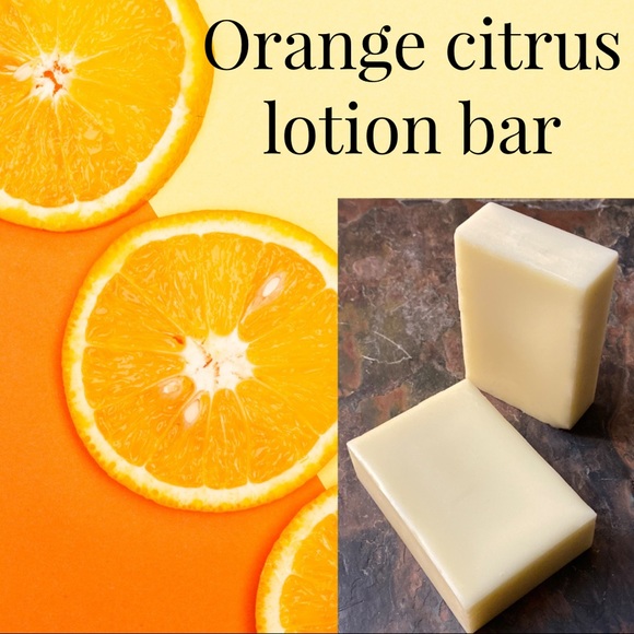 Artisan Other - Citrus orange essential oil lotion balm bar moisture locking hand crafted